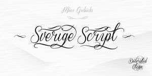 Sverige Script Font